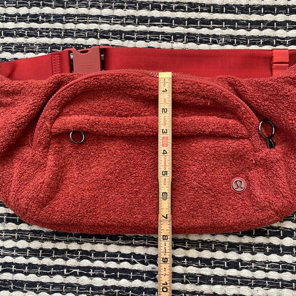 🌿Lululemon Sherpa On The Beat Heathered Magma Belt Bag Large - Picture 6 of 7